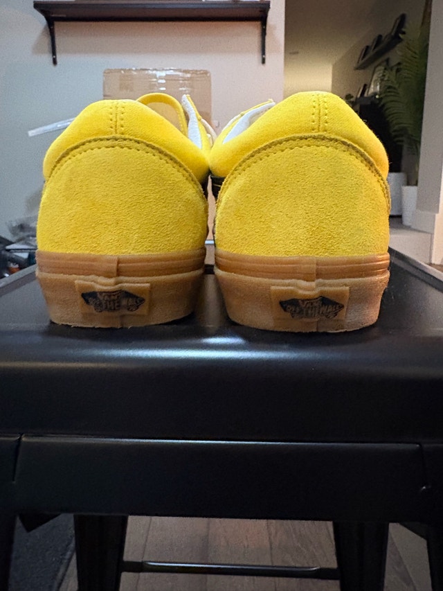 Vans Old Skool Custom Shoes - Yellow - Men’s Size 10 - photo 3