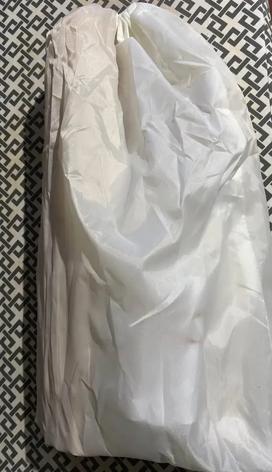 Teepee Tent for Kids for Girl or Boy - White Canvass image indicator(4)