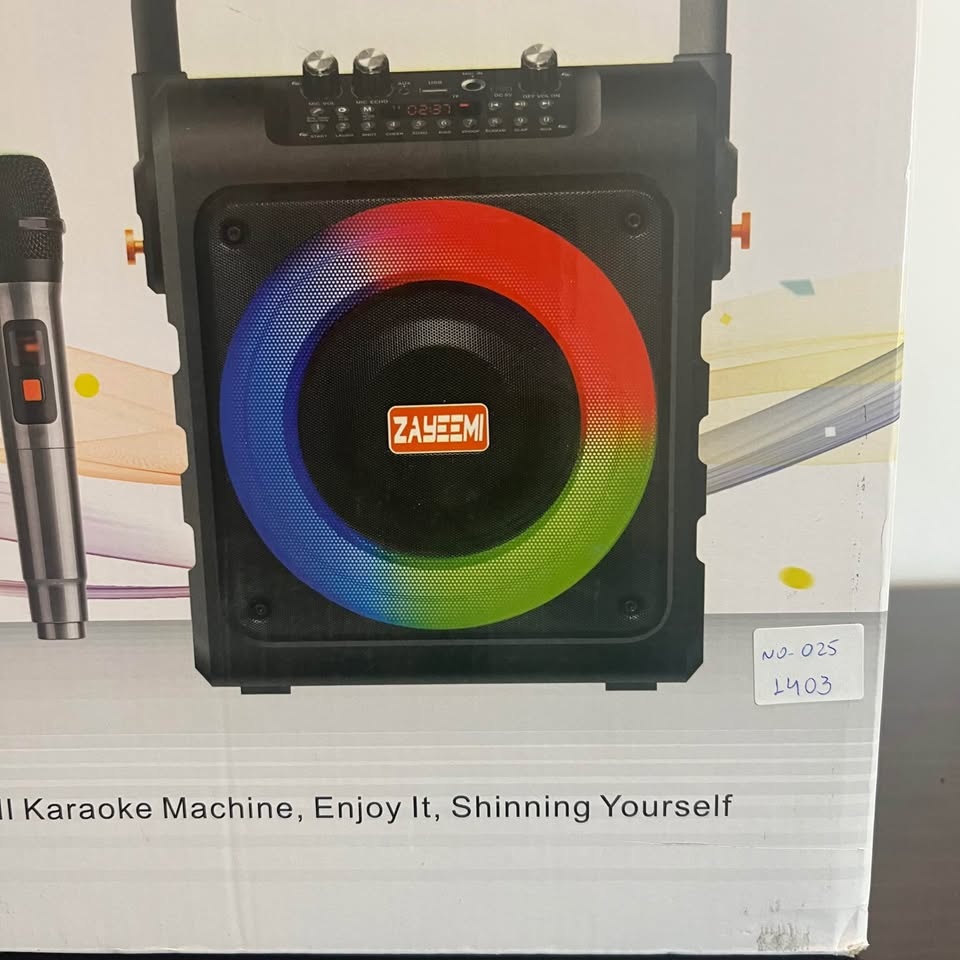 Karaoke Machine with 2 Wireless Microphones - photo 2