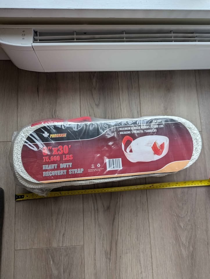 Recovery strap 6in x 30ft. 75000LBS Brand New - photo 3