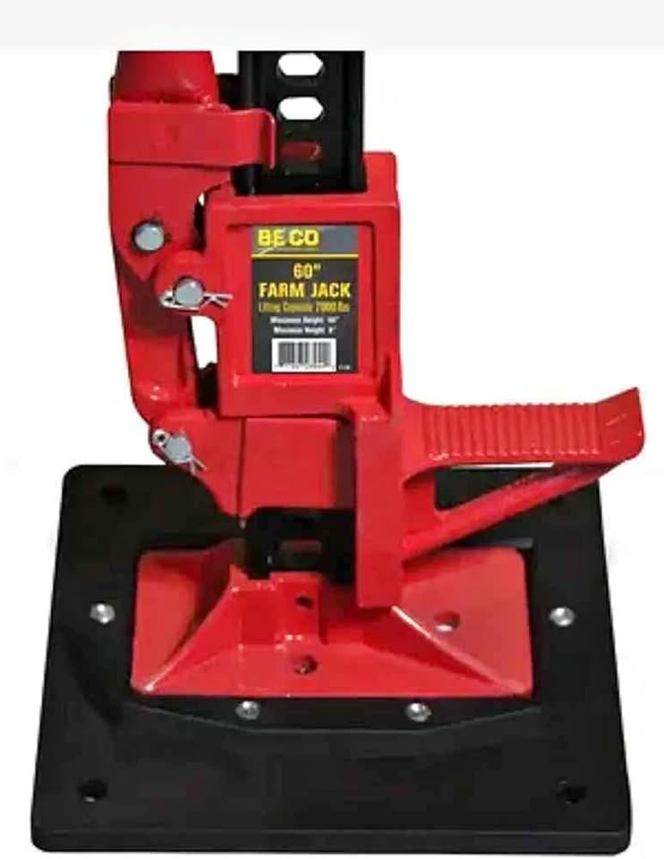 Farm jack foot plate. Recovery gear.