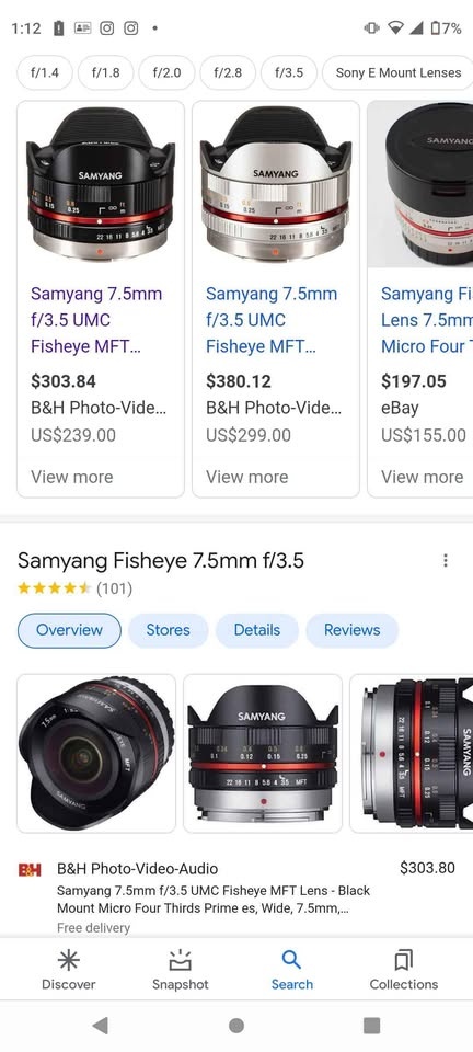 Samyang 7.5mm f/3.5 UMC Fisheye MFT - photo 5