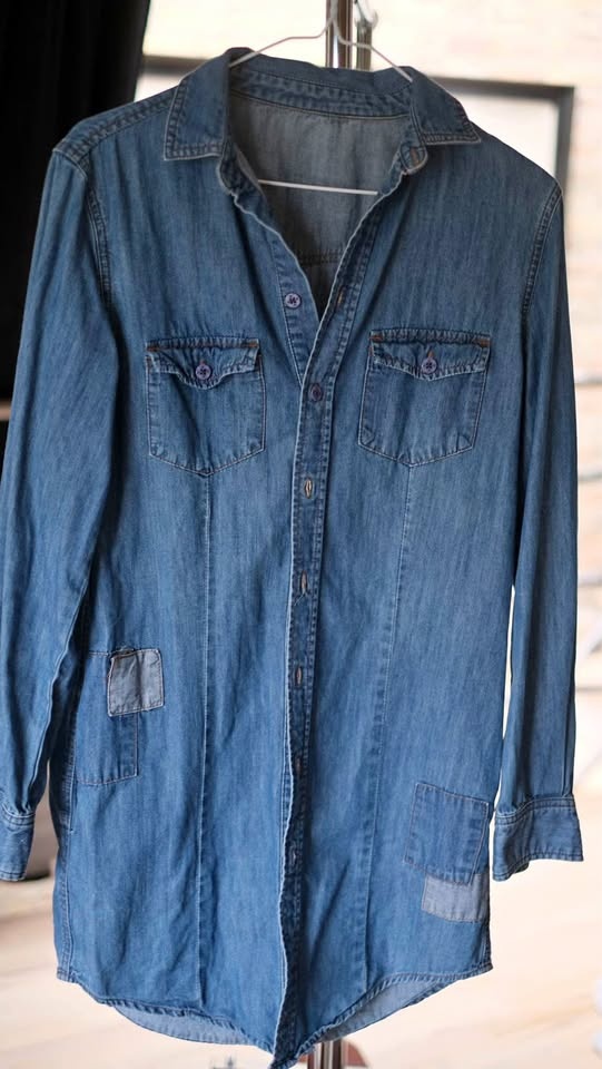 Ksubi - Long Sleeve Denim Tunic Shirt -WOMENS SIZE SMALL