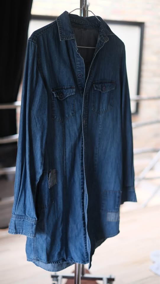 Ksubi - Long Sleeve Denim Tunic Shirt -WOMENS SIZE SMALL - photo 2