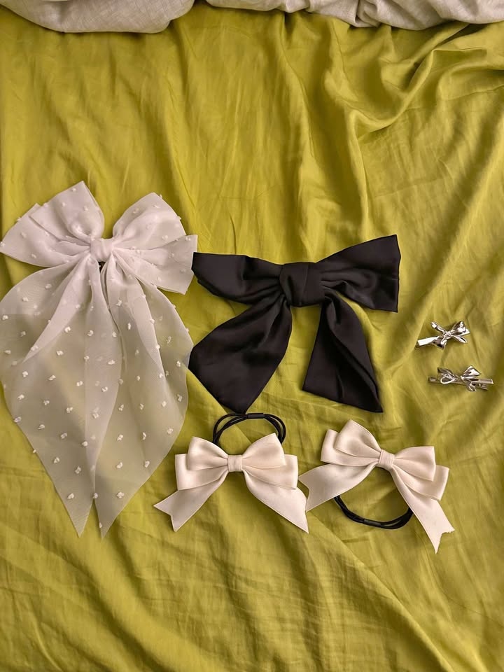 Bow hair Accessories Set
