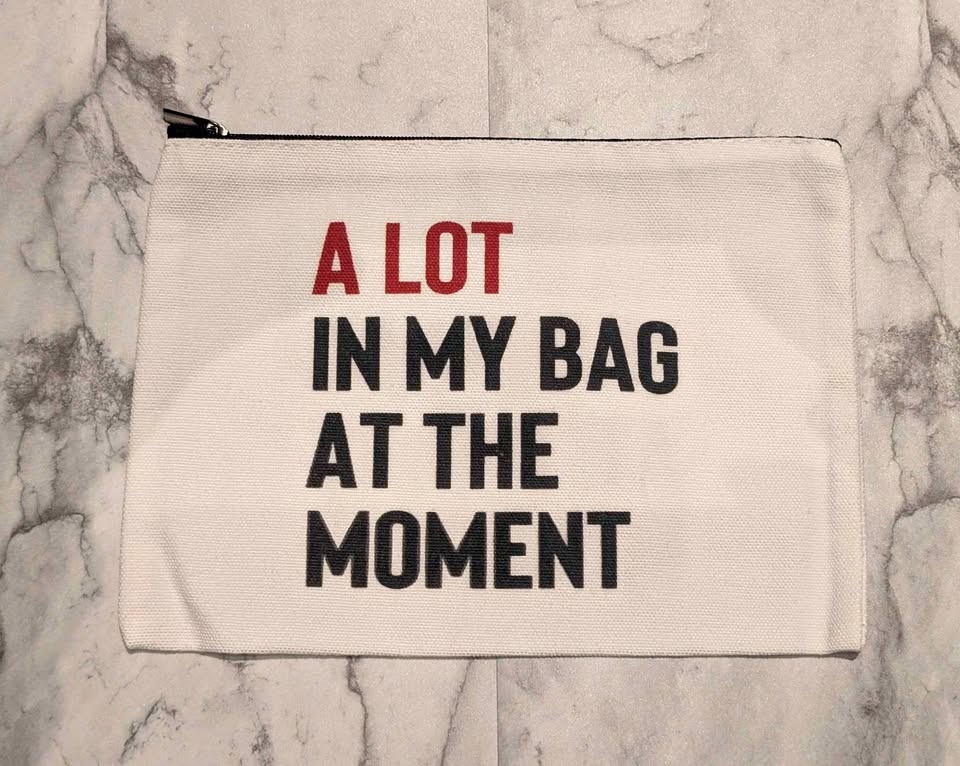 A Lot in My Bag makeup bag Taylor Swift