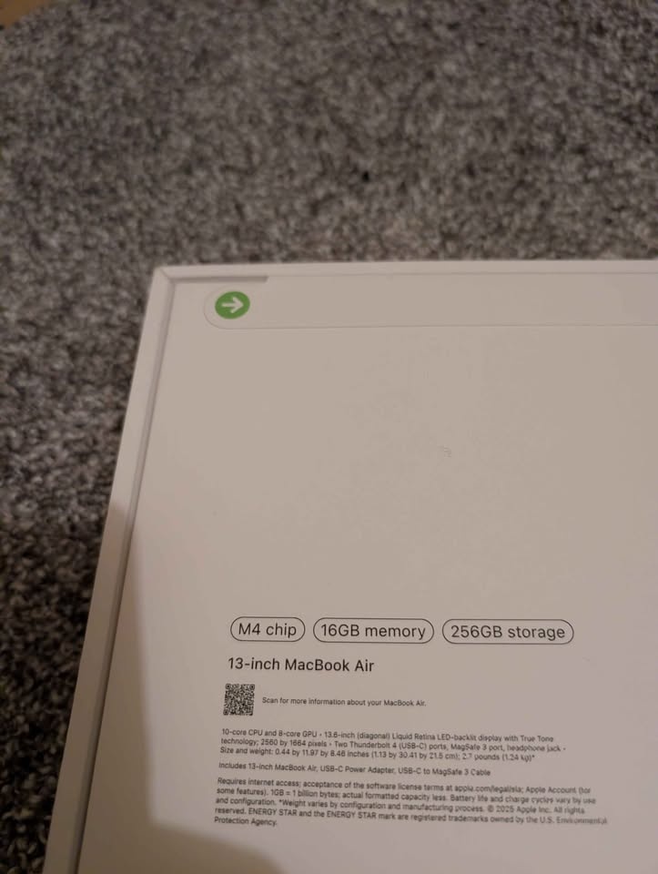 2025 macbook air m4. 13 inch - photo 2