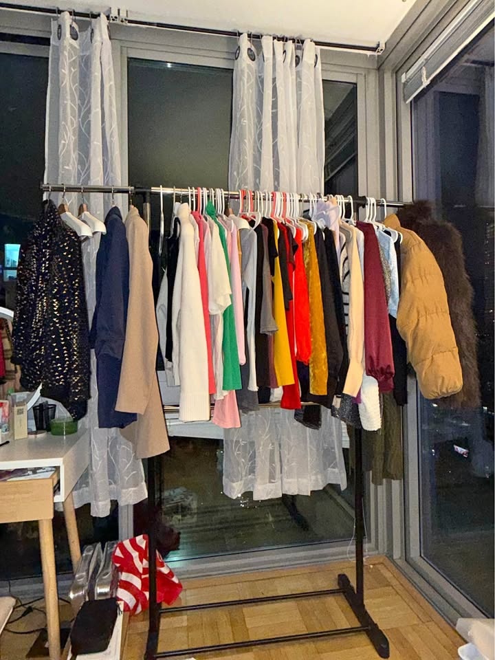 Adjustable Double Rod Garment Rack - Brightroom