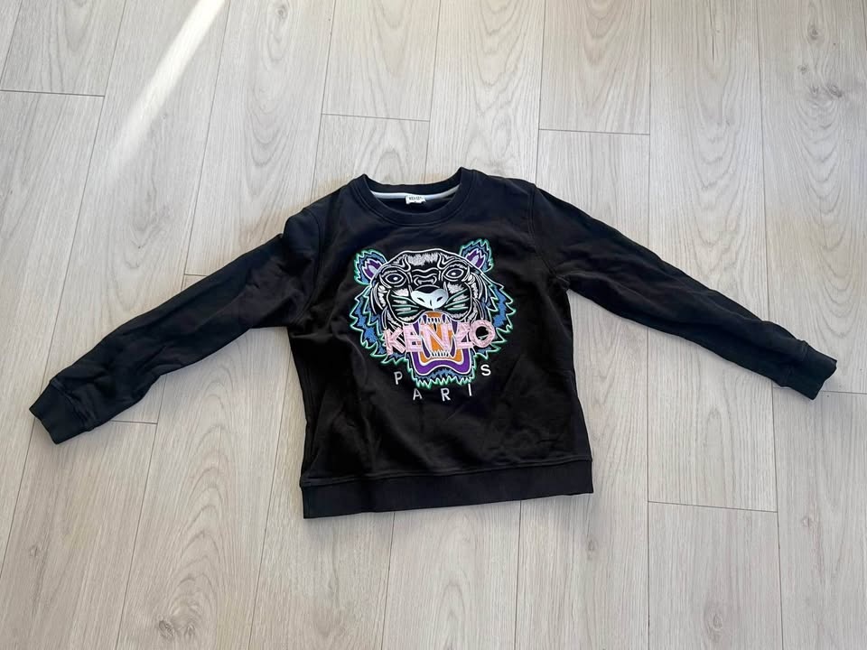 Women’s Kenzo Paris Tiger Embroidered Sweatshirt Size XL