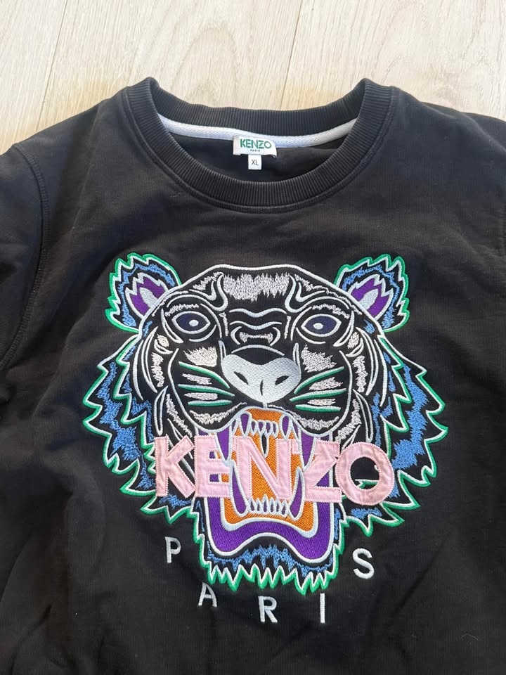 Women’s Kenzo Paris Tiger Embroidered Sweatshirt Size XL - photo 5