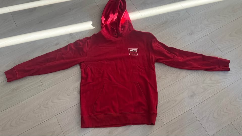 Vans Red Pullover Hoodie – Men’s Size Medium – Like New - photo 4