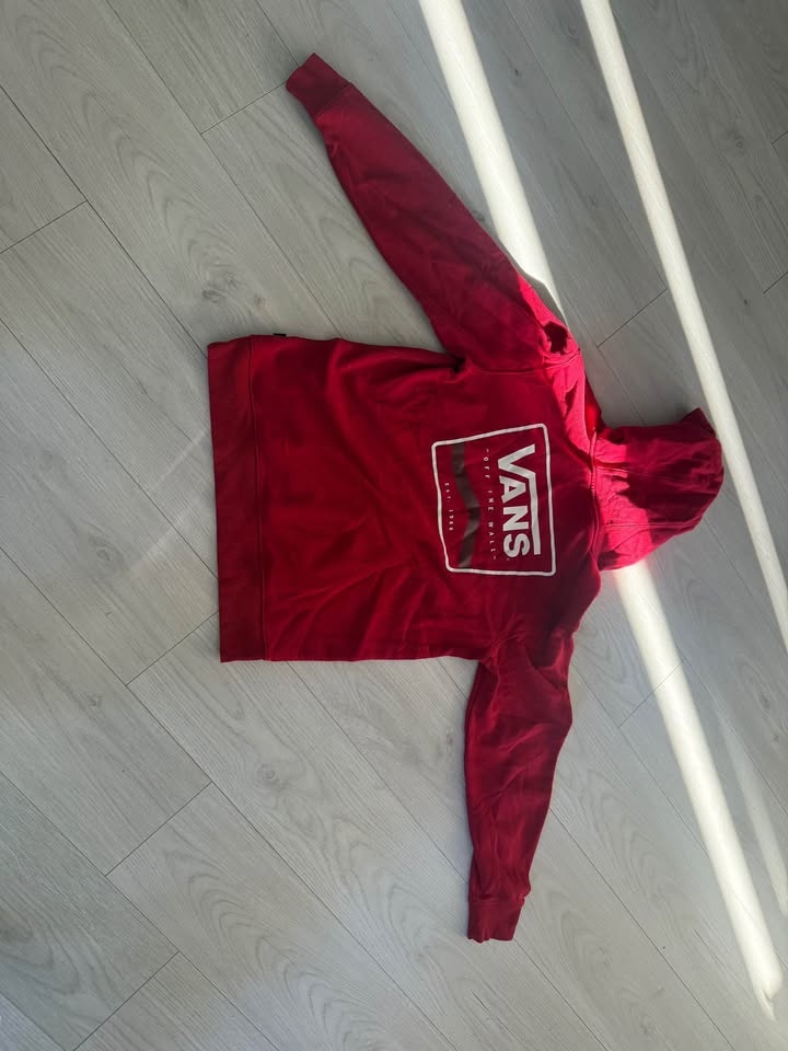 Vans Red Pullover Hoodie – Men’s Size Medium – Like New - photo 5