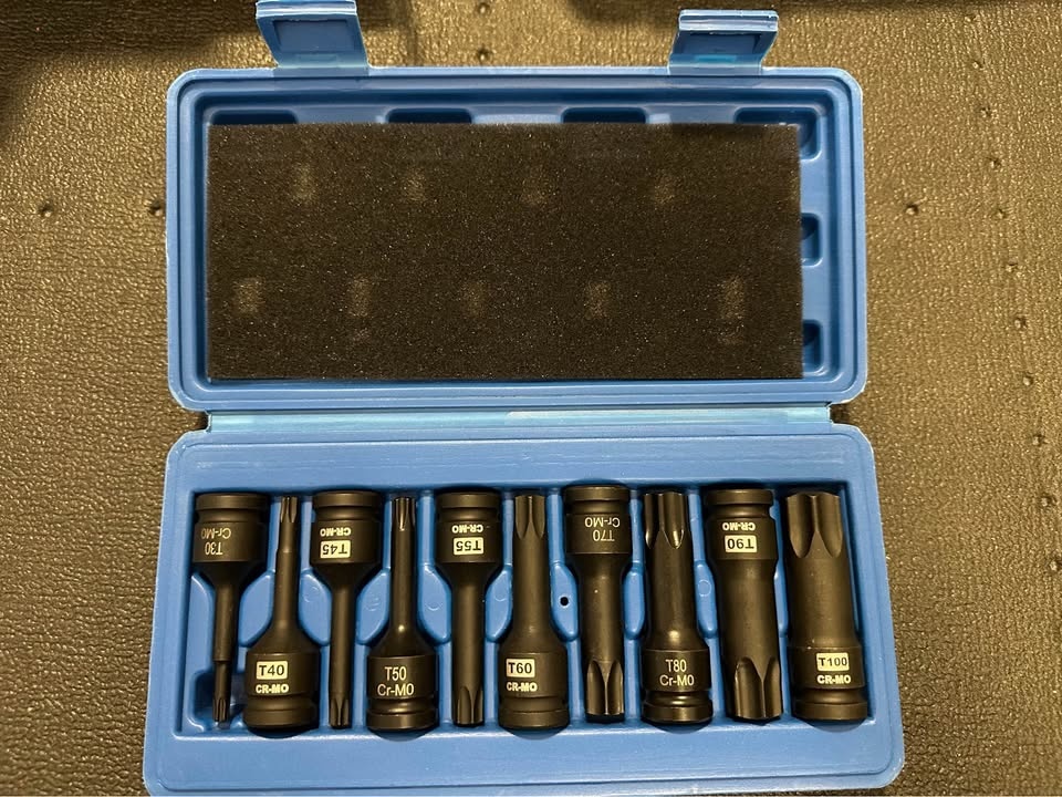 1/2” Drive Impact Torx Bit Socket Set (T30–T100) - photo 2