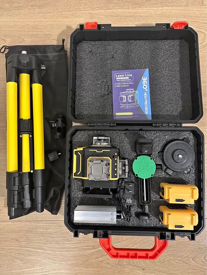 360 Laser Level with 2 Batteries & Warranty