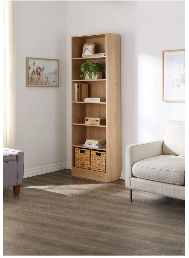 For Living 6-Shelf Bookcase - photo 2