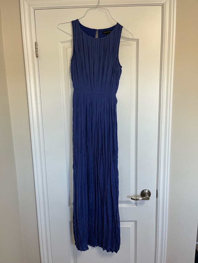 blue maxi dress - banana republic