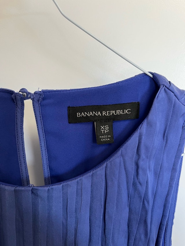 blue maxi dress - banana republic - photo 2