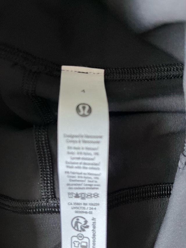 NEW BLACK LULULEMON PANTS - photo 2