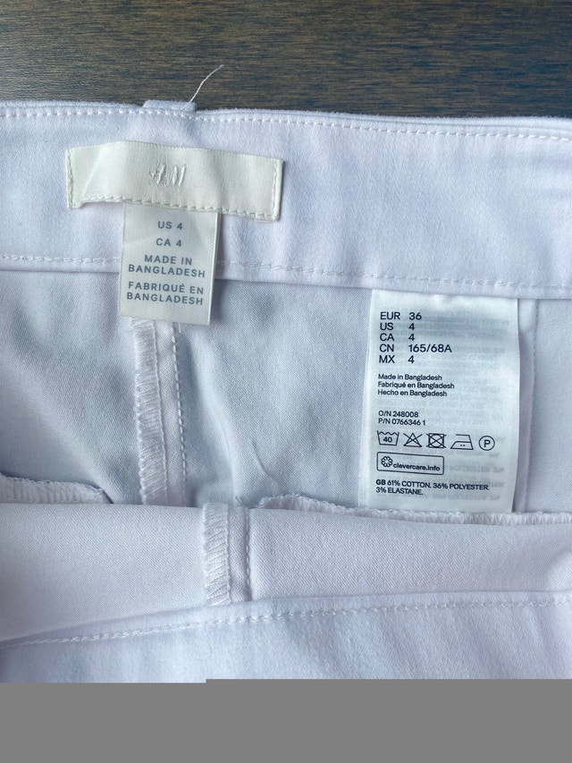 GIRLS WHITE & BLACK PANTS - photo 2