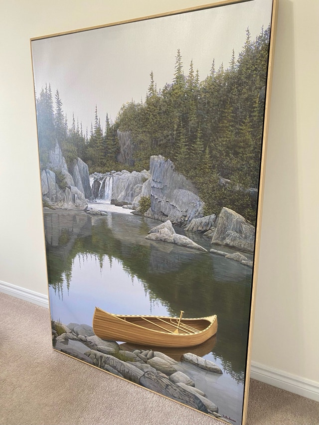 LARGE BEAUTIFUL FRAMED CANVAS!!