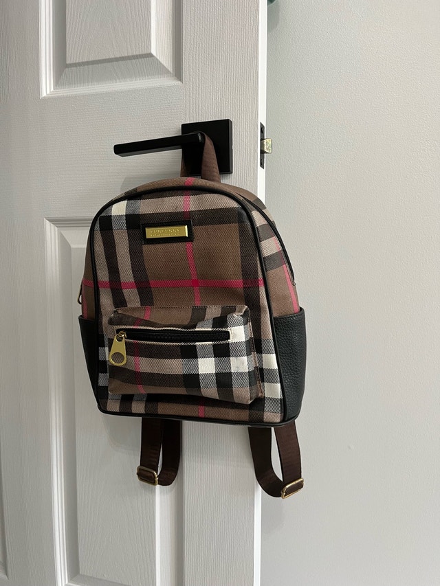 CUTE PLAID BACKPACK