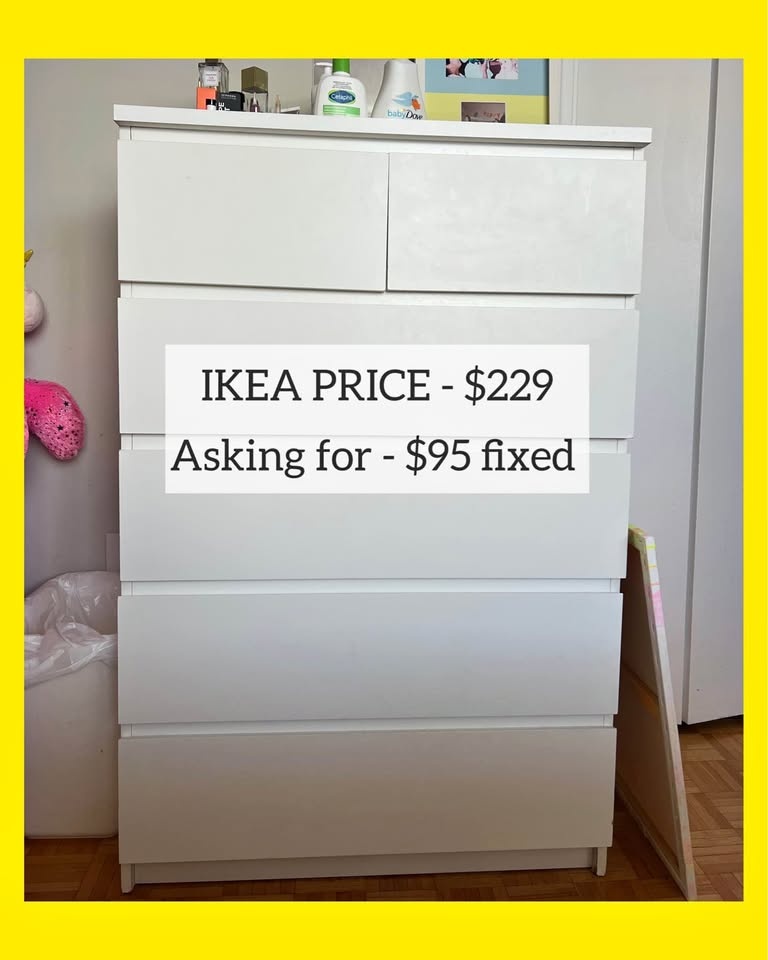 Ikea 6 drawer dresser
