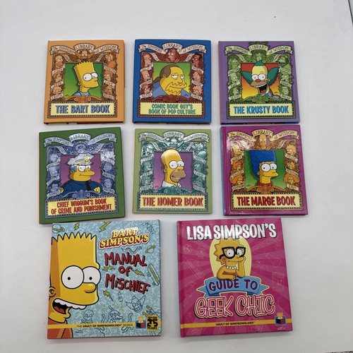 SIMPSONS LIBRARY OF WISDOM 8 Book Lot