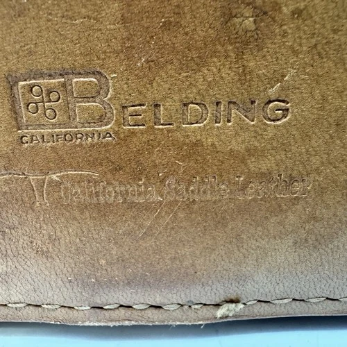 Vintage 1970s Belding California Leather Camera Bag - photo 4