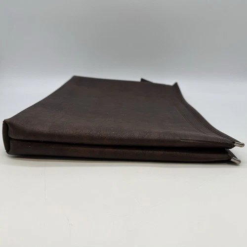 Vintage Made in Canada Brown Leather Document Portfolio - photo 2