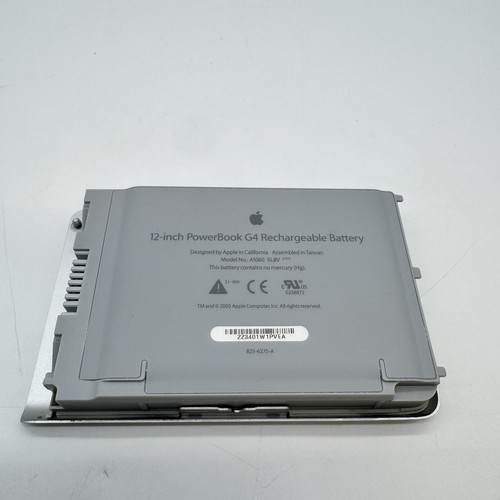 Apple PowerBook G4 12" Battery A1060 - Untested
