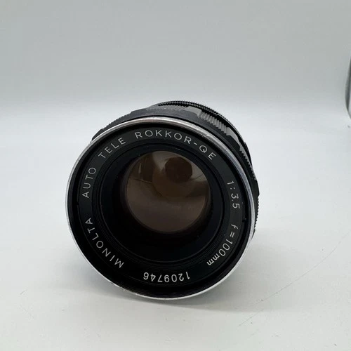 Minolta Auto Tele Rokkor QE 100mm f/3.5 Lens
