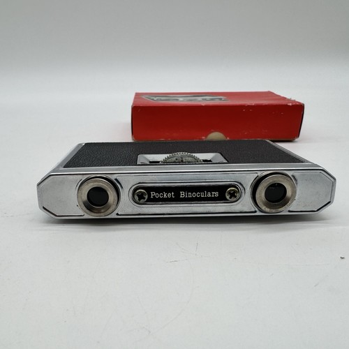 Vintage Folding Opera Glasses Compact Binoculars 2.5X Adjustable - photo 3