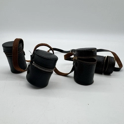 Vintage Leather Camera Film Canister Belt – Made in Japan - photo 2