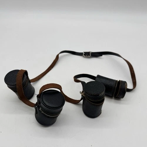 Vintage Leather Camera Film Canister Belt – Made in Japan - photo 3