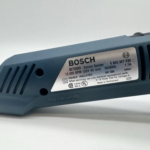 BOSCH B7000 Corner Detail Sander w xtra Pads WORKS GREAT - photo 4