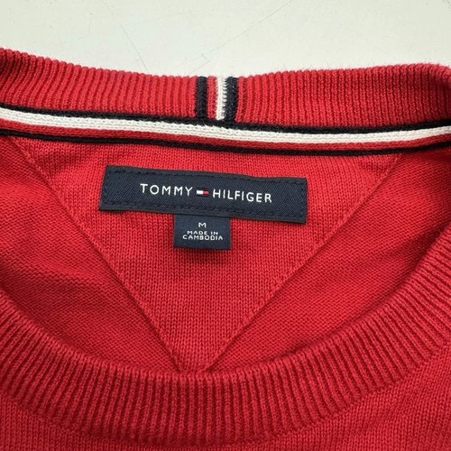 Men’s Striped Crewneck Sweater Red Navy White Small/Medium S/M – - photo 3