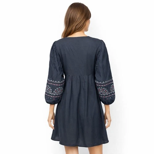 Women’s Turquoise Embroidered Tunic XL - photo 2