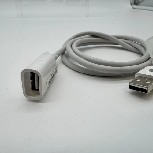 2 Apple White 1M 3' Ft. USB-A Male x USB-A Female Keyboard Exten - photo 3