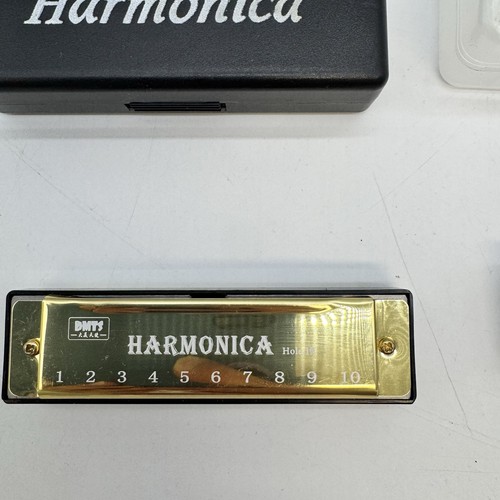Lot of 3 Harmonicas w/ Cases - photo 3