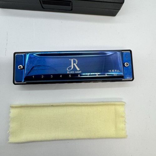 Lot of 3 Harmonicas w/ Cases - photo 5