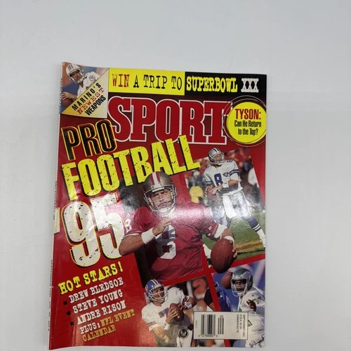 1995 SEPTEMBER SPORT MAGAZINE - PRO FOOTBALL '95