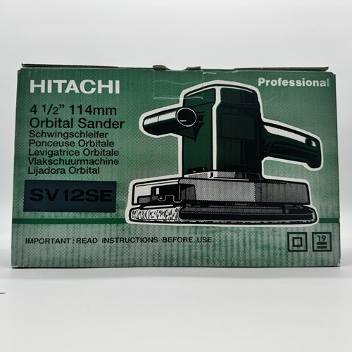 Hitachi SV12SE Orbital Sander 4.5” 114mm Professional 300W- Test