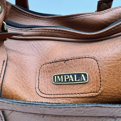 Vintage Leather Travel Bag 1970s - photo 2