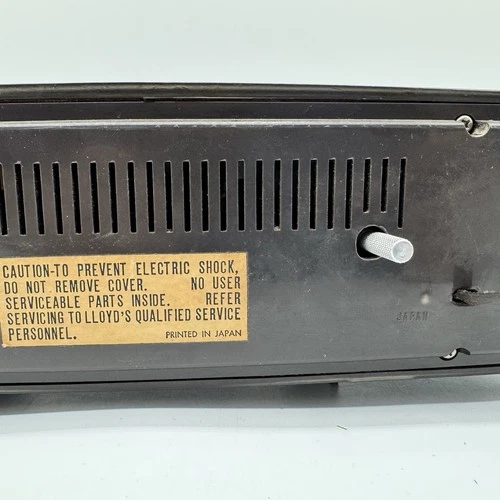 VINTAGE Lloyd's AM/FM Alarm Clock Radio. Good Sound. Japan - photo 5