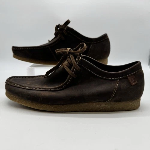 Clarks Wallabee Men’s Brown Leather Moc Toe Crepe Sole Shoes US - photo 2