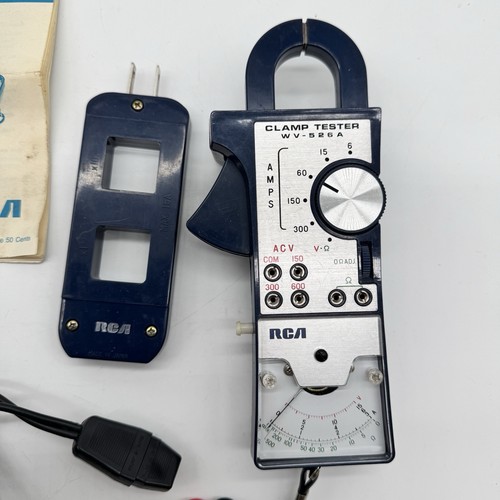 Vintage RCA Clamp Tester WV-526A - Great Condition - photo 2
