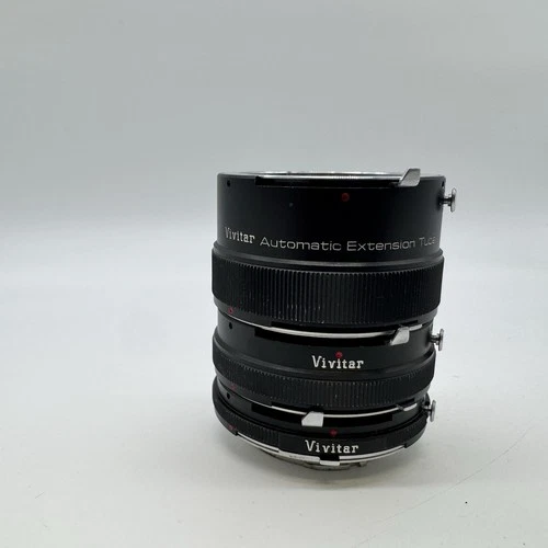 Vivitar AT-5 Extension Tube Set Minolta MD Mount - photo 3