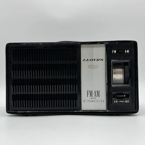 Vintage Lloyd’s TF-130AC FM AM Transistor Radio