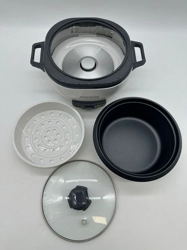 Black + Decker 6-Cup Rice Cooker RC506 - OPEN BOX - photo 4