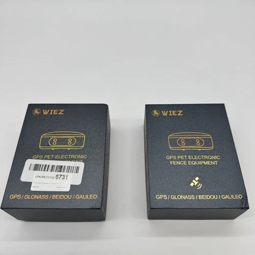 Lot Of 2 WIEZ GPS Electric Wireless Dog Fence Collar D010